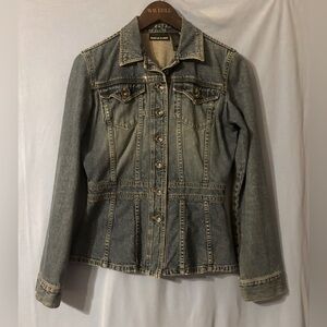 Vintage DKNY Jeans Denim Fitted Jacket Size M